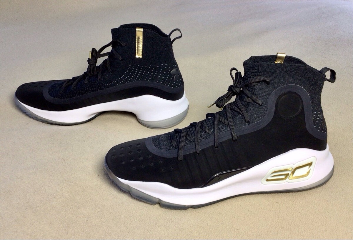 New! Men's Size US 13 Under Armour Curry 4 “More Dimes” 2017 Black