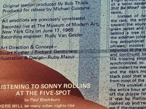 SONNY ROLLINS -There will never be another you ~ IMPULSE 9349 {nm} *1965* - RARE - Picture 3 of 6