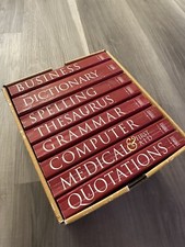 Webster's Pocket Reference Library International 8 Volume Box Set Paperback 