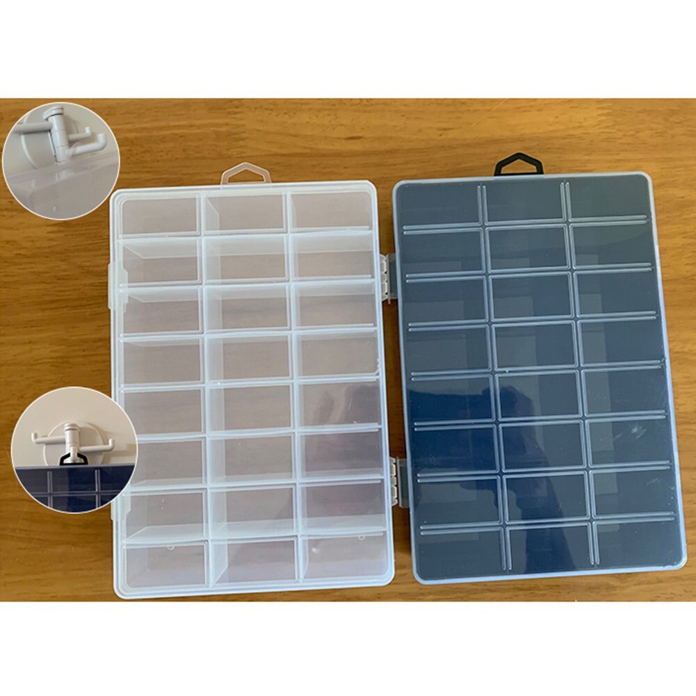 Portable Craft Organizer with Adjustable Compartments for Easy Carrying