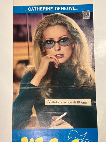 1968 MANON 70 Catherine Deneuve Elsa Martinelli Italian Locandina Beautiful WoW! - Picture 6 of 15