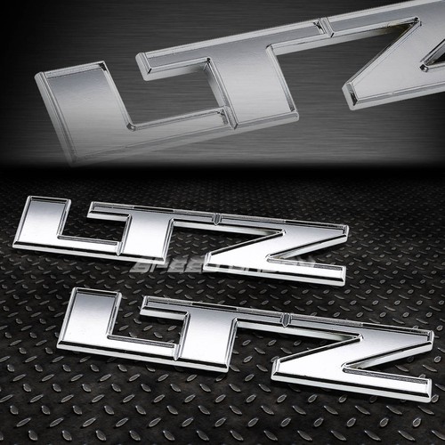 FOR GMT900/CHEVY LTZ 2X METAL BUMPER TRUNK GRILL EMBLEM DECAL LOGO BADGE CHROME - 第 1/2 張圖片