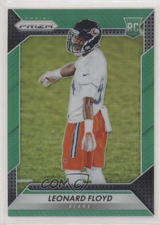 2016 Panini Prizm Rookie Green Prizm Leonard Floyd #214 00ah