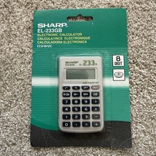 Sharp EL-233GB Handheld Compact Electronic Ha...