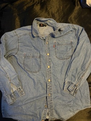 Men s Vintage Levi s Long Sleeve Jean Jacket Button Up Size M
