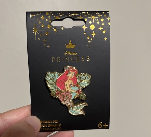LOUNGEFLY Disney kleine Meerjungfrau Arielle Blumenportrait Emaille Pin Box Mittagessen Exclve - Bild 2 von 2