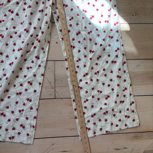 Colsie NWOT Women's 100% Cotton White Rose Pajama Pants M - Picture 6 of 7