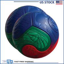 2PCS Soccer Stickers, World Cup 2026 Vinyl Decals Vehicles, Laptop Color: 3d