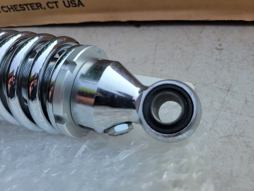 NUEVO para Harley Davidson 91-17 Dyna FXD Ted Tine Amortiguadores Traseros Ajustables Cromo #4 - Imagen 23 de 24