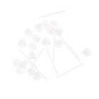 50pcs Parfümdiffusorpumpen Kunststoffpumpenpumpendispenserpumpe