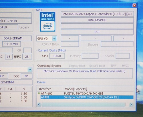 Acer TravelMate 15,4'' Windows XP Retro Gamer Notebook Pentium M 40GB DVD-RW 1GB - Bild 11 von 16