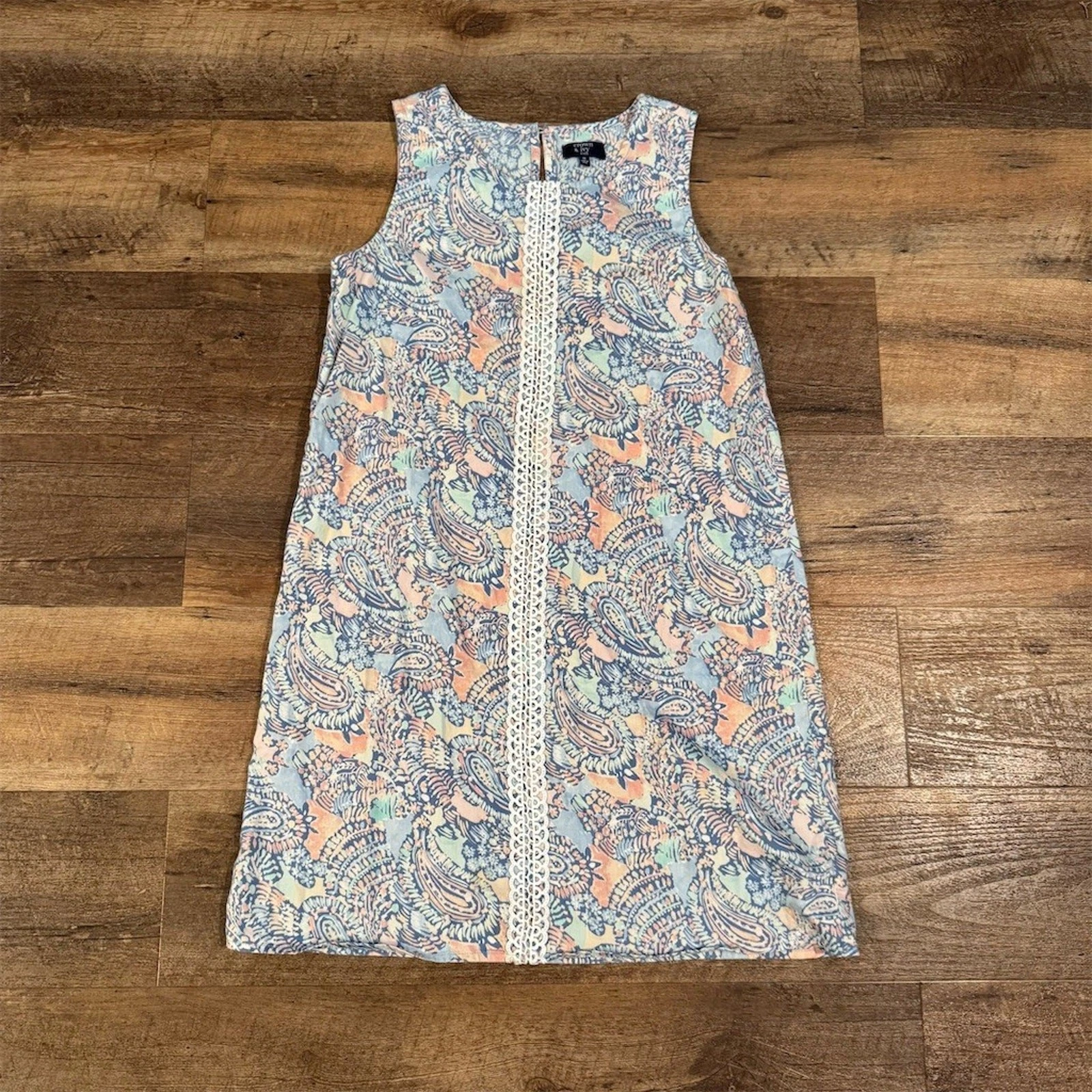 Boho Girls Dress 14 100% Cotton Paisley Crochet Beach Resort Vacation Cruise
Opens in a new window o