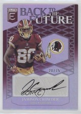 2018 Donruss Elite Back to the Future Signatures 20/75 Jamison Crowder Auto 0a7