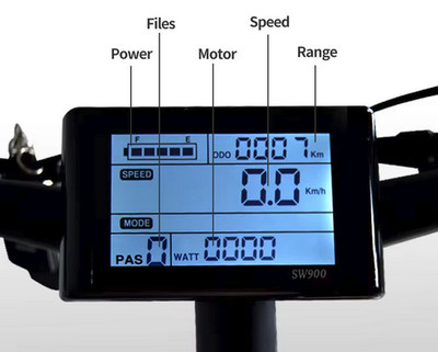 SW900 LCD Display Meter Control Panel 72V E-Bike 5 PINS SM
