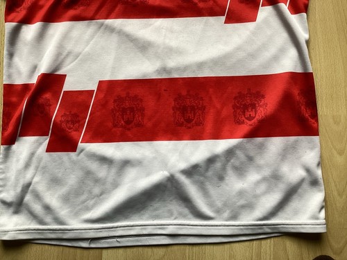 "Camiseta de la liga de rugby local de los wigan warriors 1990 1992 vintage camiseta ellgren talla 40""" - Imagen 3 de 4