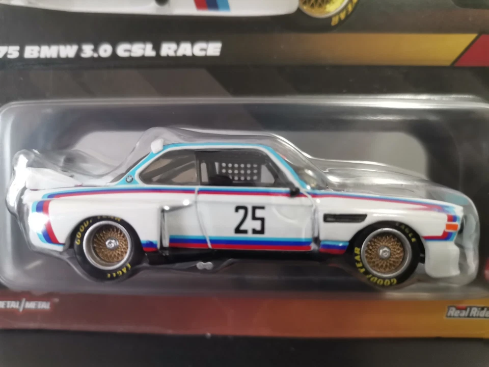 HOT WHEELS ELITE 64 BMW 3.0 CSL RACE 1975 - Immagine 3 di 4