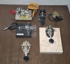 Vibroplex Telegraph Key, Bencher, Vintage Navy Collectible And More! Ham Lot