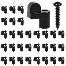 30 PCS 3/8 Inch Window Screen Clip Screws Doors Winter Panels Offset Black