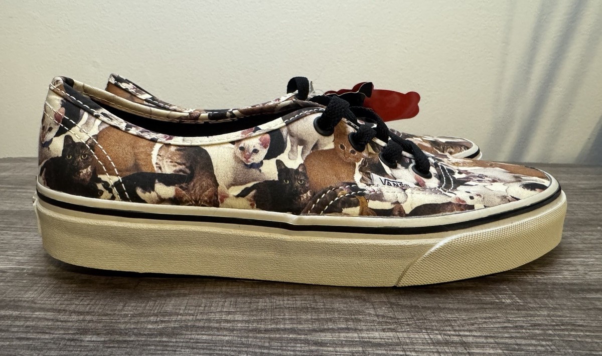 New Authentic Vans ASPCA Cats Shoes Men's 5.5/ Women's 7 – RARE