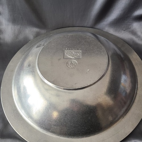 RARE Wilton Armetale Sorrento Debby Segura Serving Bowl 15.5" Large Metal Pewter - Bild 8 von 11