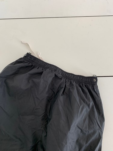 Pantalones de Pista Nike Grandes Negros Cremallera Completa Tearaway Nylon Rompevientos De Colección Y2K Rec - Imagen 10 de 13