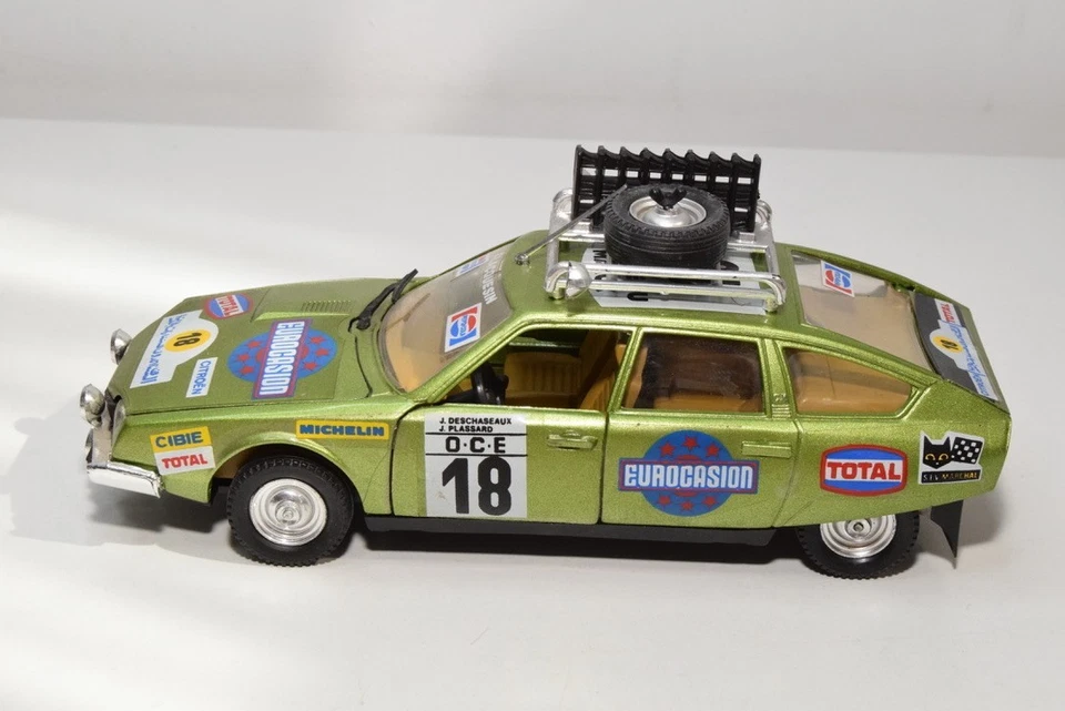 B75 1:25 POLISTIL S-685 S685 S 685 CITROEN CX 2200 RALLYE DU MAROC OTTIME CON... - Immagine 2 di 4