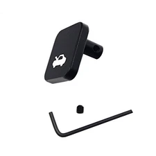 Hood Latch Release Handle Cable Repair Kit Billet Aluminum Replacement Black