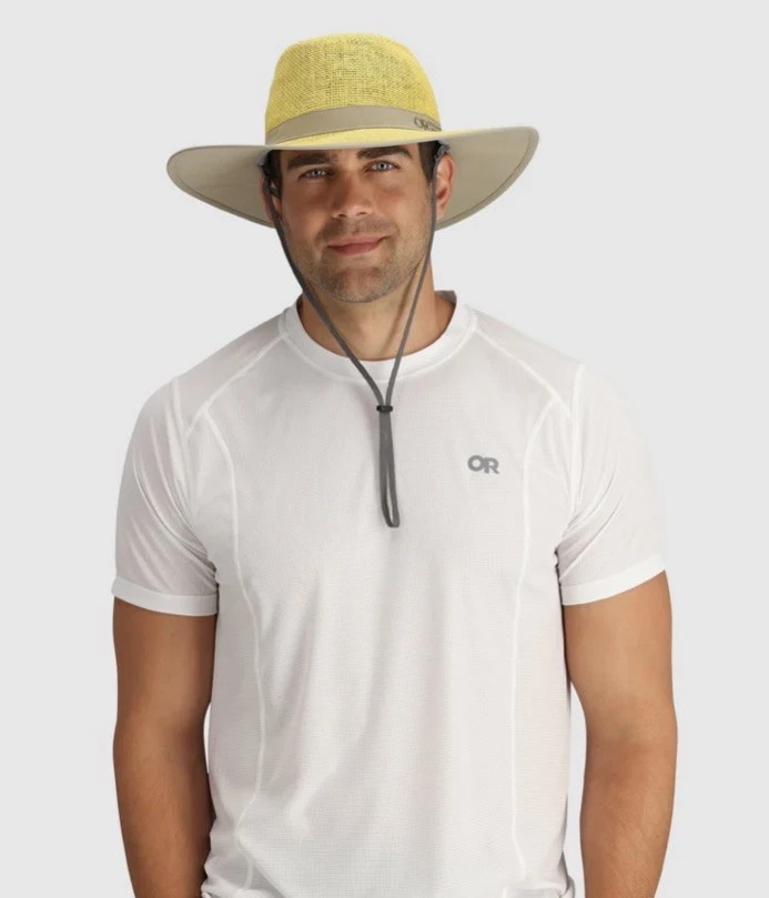 Outdoor Research Papyrus Brim Sun Hat Mens Medium SPF 50 jacket *Shipped Boxed!
