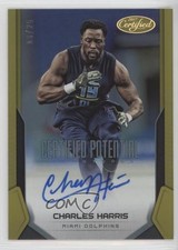 2017 Certified Potential Signatures Mirror Gold 8/25 Charles Harris Auto 9wa