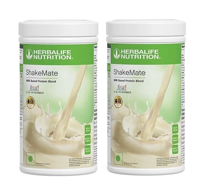 Herbalife ShakeMate Protein Mix Vanilla 500g x2 Plant Based Meal Replacement - Bild 1 von 1