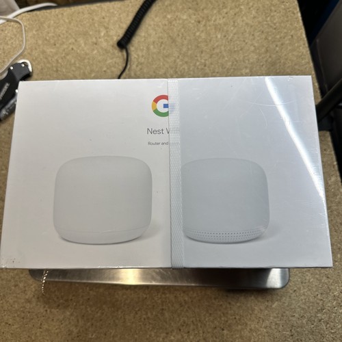 Google Nest Wifi Router and Point - GA0082-US - Snow - NEW/SEALED - FREE SHIP
