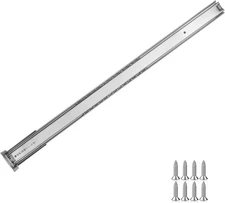 2 Pcs Center Mount Drawer Slides Bottom Mount for Cabinet and Dresser 20 Inch He