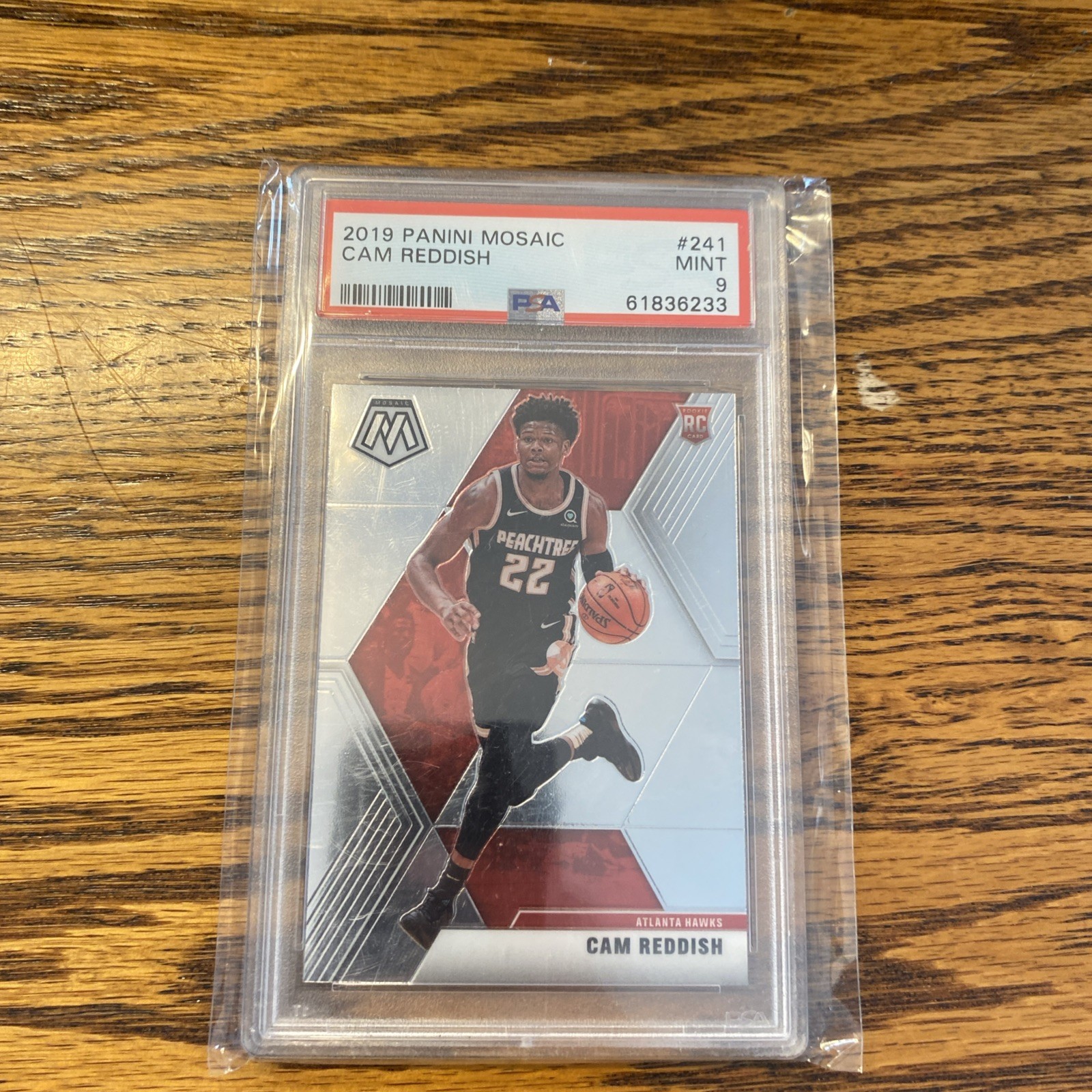 2019-20 Panini Mosaic - Rookies Cam Reddish #241 Black Jersey (RC)