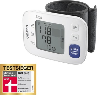 Elektronisches Blutdruckmessgerät Omron RS4 für das Handgelenk
