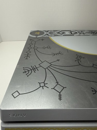 Sony PlayStation 4 Pro PS4 1TB God of War Limited Edition CUH-7115B + Controller - Picture 4 of 17