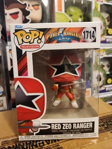 Funko Pop! Power Rangers Red Zeo Ranger #1714 With Protector