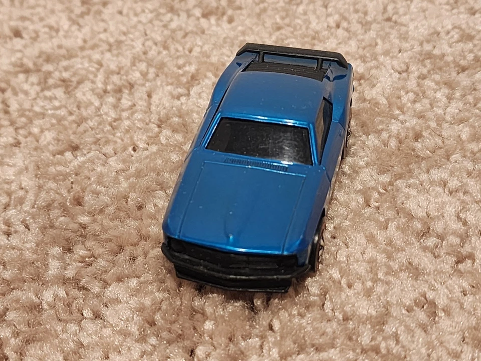 Mattel Sizzlers Redline Mustang Boss 302 1969 vintage azul - sin probar Foto 2 de 4