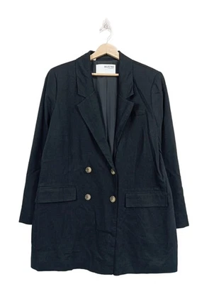 SELECTED Blazer largo Mujeres Blazer Talla EU 40 negro estilo «business» - Imagen 1 de 4