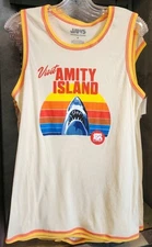 Universal Studios Hollywood Jaws Visit Amity Island Sz LARGE NEW