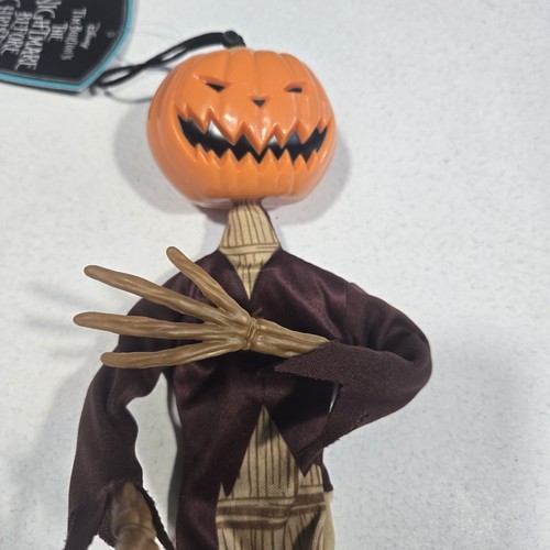 16" Pesadilla Antes de Navidad Calabaza Rey Posable Colgante Decoración Halloween Nuevo - Imagen 3 de 7