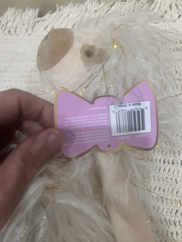 FAO Schwarz Petit Bon Ballerina Sloth Stuffed Plush Toy Metallic Tutu w/ Tag NEW - Picture 8 of 11