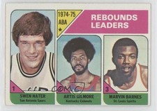 1975-76 Topps League Leaders Swen Nater Artis Gilmore Marvin Barnes #225 HOF 1j2