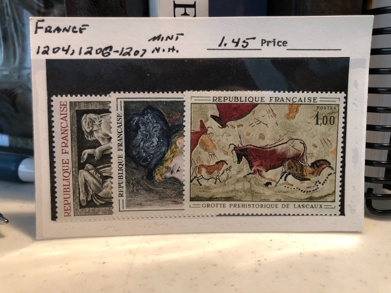 Dealer's Stock FRANCE 1204 1206 1207; Mint, Never Hinged