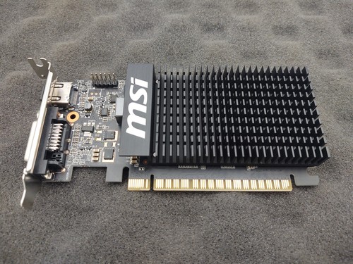 MSI NVIDIA GT 710 2GD3H LP GPU 2GB LOW PROFILE - FAST SHIPPING - Picture 2 of 6