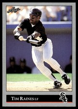 Tim Raines 1992 Leaf #37 Chicago White Sox MLB READ FREE SHIPPING AutographDen