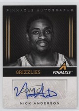 2013-14 Panini Pinnacle Auto Nick Anderson #150 Auto yj7