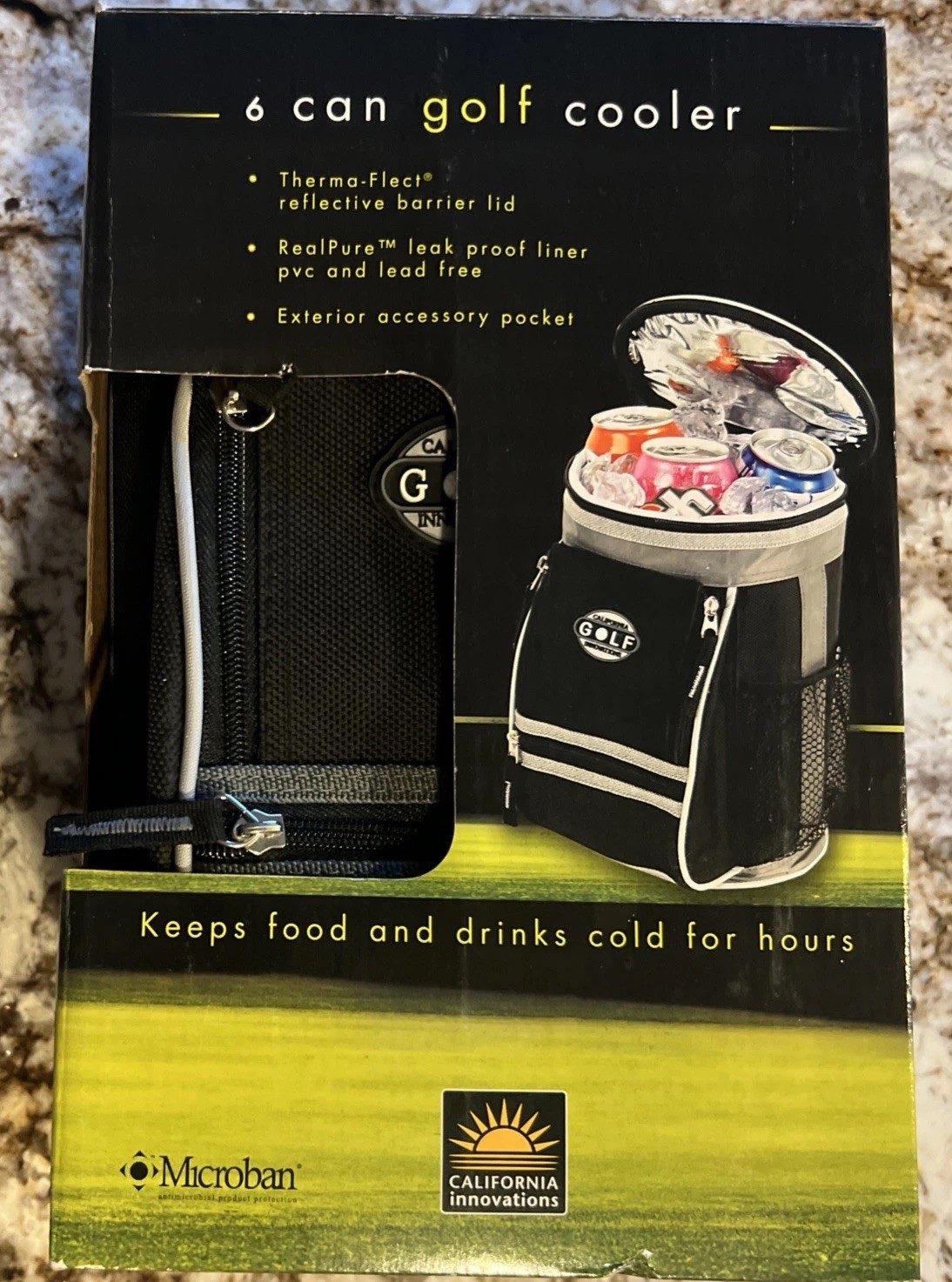 - Attaches To Golf Bag
