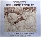 Guillaume Azoulay Hand Signed Gallery Poster Deux Chevaux horses 1981 L@K Obo!