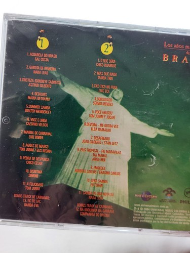 CD VARIOS -WORLD- "LOS AÑOS MARAVILLOSOS DEL BRASIL". Colombia CDs New - Picture 3 of 3