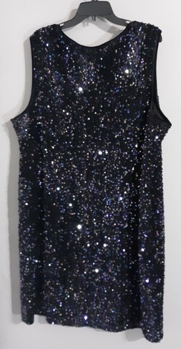 New-Woman’s Nina Leonard Sleeveless Black Cocktail Dress.Size 3x - Picture 8 of 8